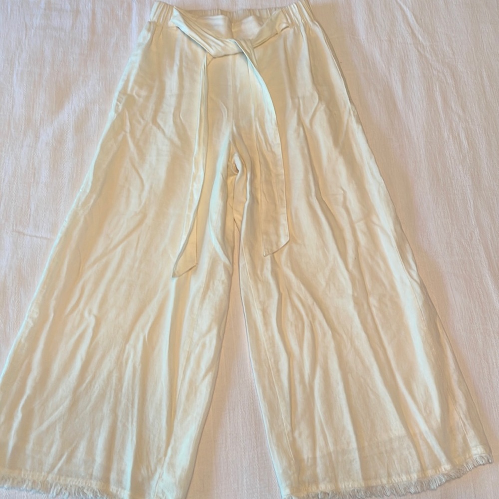 flowy summer pants, size S, snatching waist band, worn once